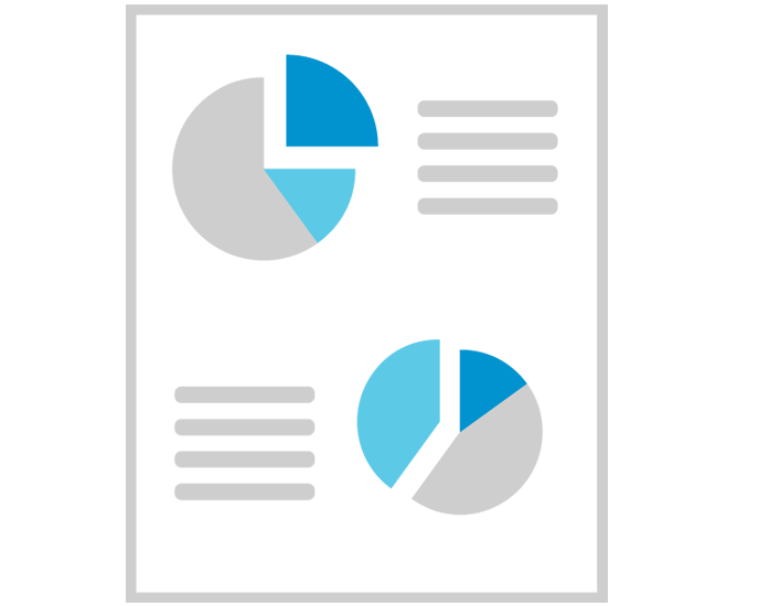 Icon of charts of daily home usage