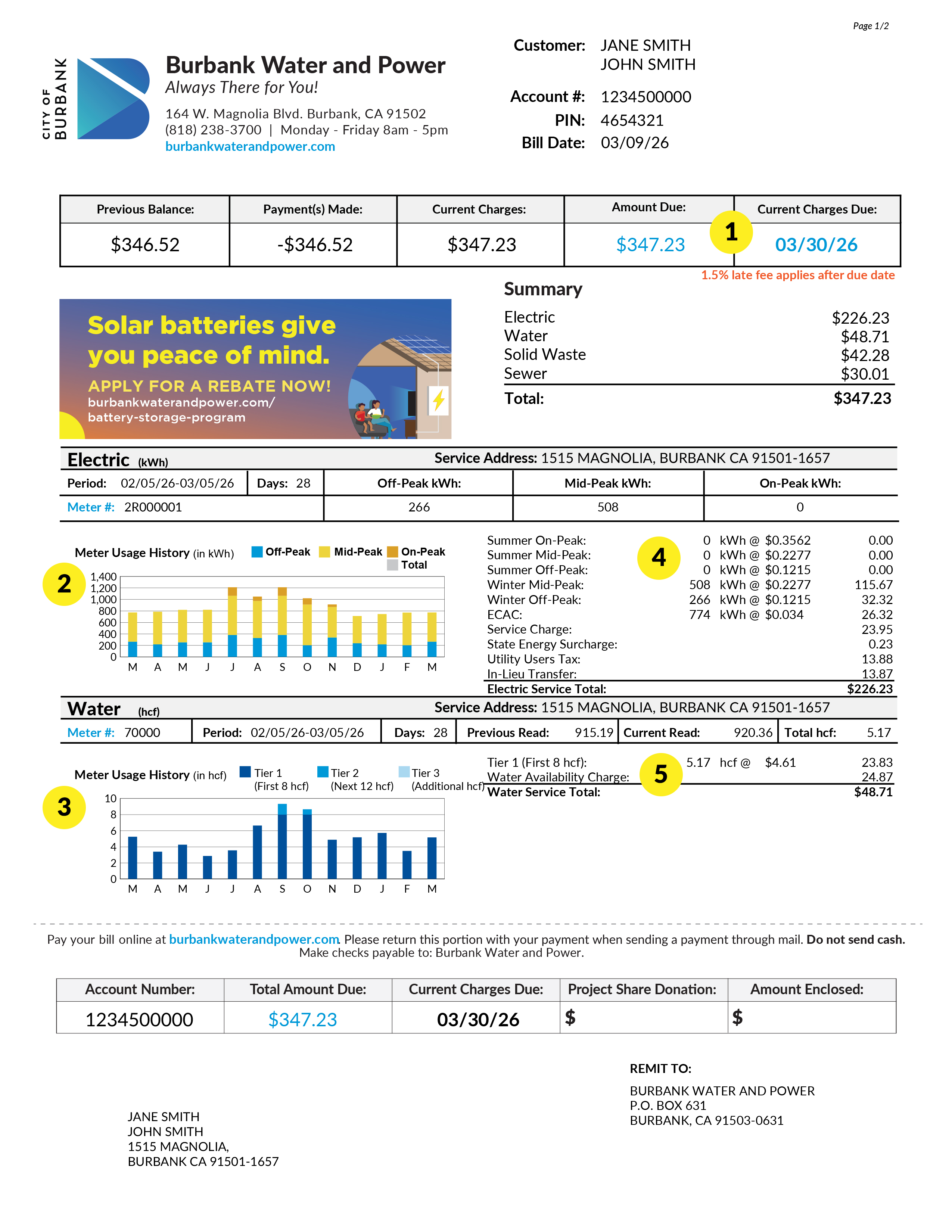 TOU RESIDENTIAL BILL HOTSPOT